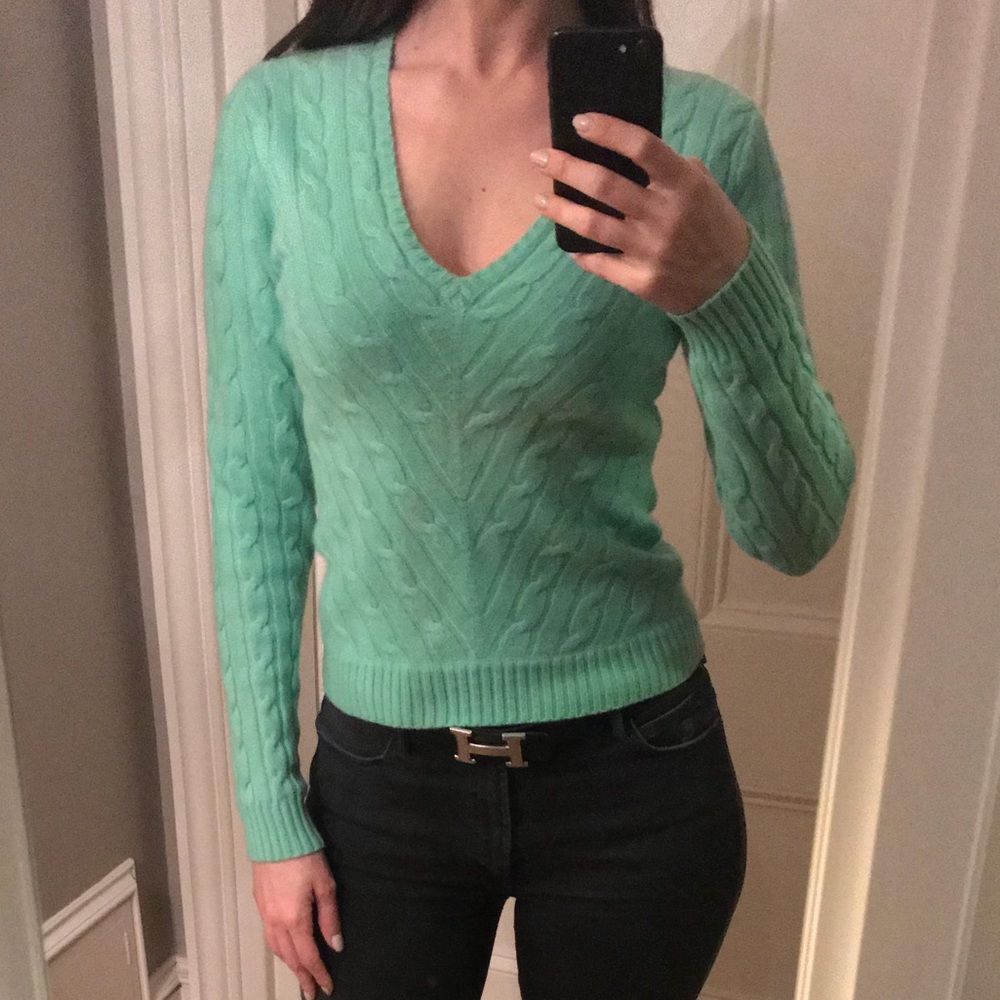 Ralph Lauren Black Label Cashmere Sweater Cable